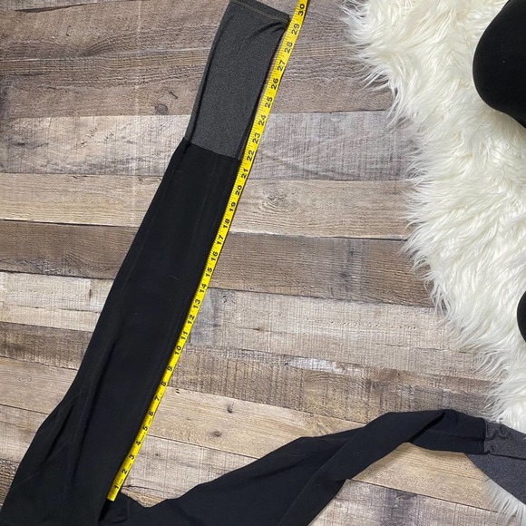 Athleta Black and Gray Plie Tights Leggings XS - Picture 3 of 11